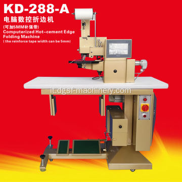 Kangda KD-288A Nuova macchina pieghevole CNC per pelle superiore, portafoglio e cintura, macchina pieghevole completamente automatica